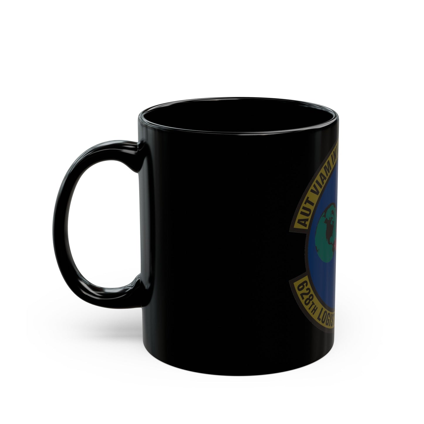 628 Logistics Readiness Squadron AMC (U.S. Air Force) Black Coffee Mug-The Sticker Space