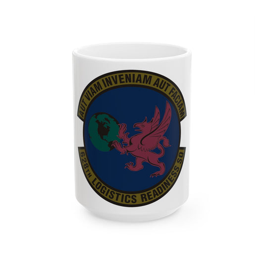 628 Logistics Readiness Squadron AMC (U.S. Air Force) White Coffee Mug-15oz-The Sticker Space