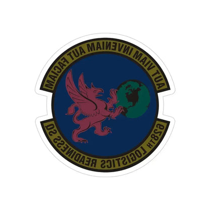 628 Logistics Readiness Squadron AMC (U.S. Air Force) REVERSE PRINT Transparent Die-Cut STICKER - The Sticker Space