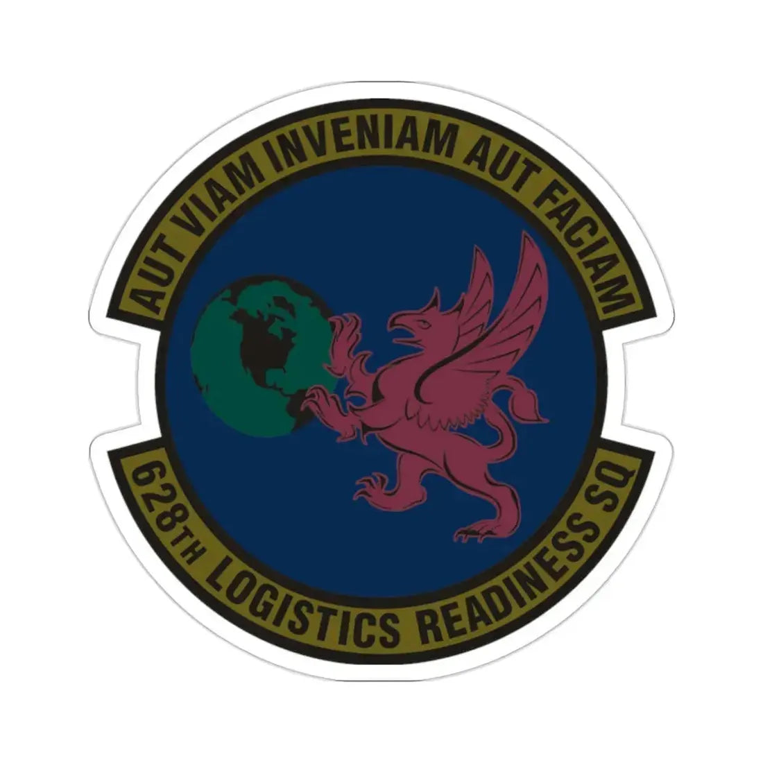 628 Logistics Readiness Squadron AMC (U.S. Air Force) STICKER Vinyl Die-Cut Decal 2 Inch - The Sticker Space