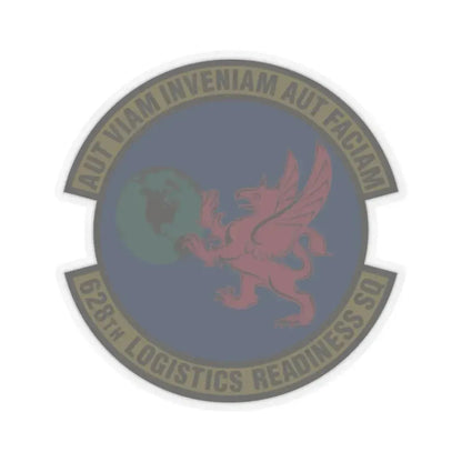 628 Logistics Readiness Squadron AMC (U.S. Air Force) STICKER Vinyl Kiss-Cut Decal 2 Inch Transparent - The Sticker Space