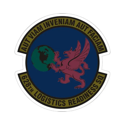 628 Logistics Readiness Squadron AMC (U.S. Air Force) STICKER Vinyl Kiss-Cut Decal 6 Inch White - The Sticker Space