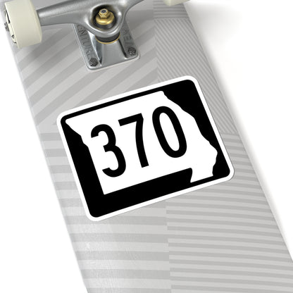 MO-370 (Missouri) (Road Sign) STICKER Vinyl Kiss-Cut Decal