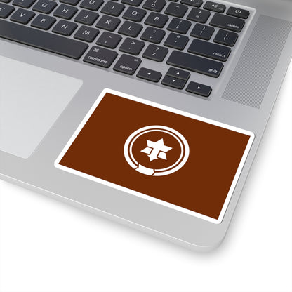 Flag of Matsumoto Nagano (Japan) STICKER Vinyl Kiss-Cut Decal