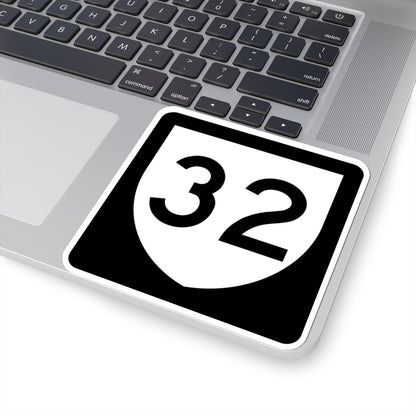 PR urban primary 32 (Puerto Rico) (Road Sign) STICKER Vinyl Kiss-Cut Decal