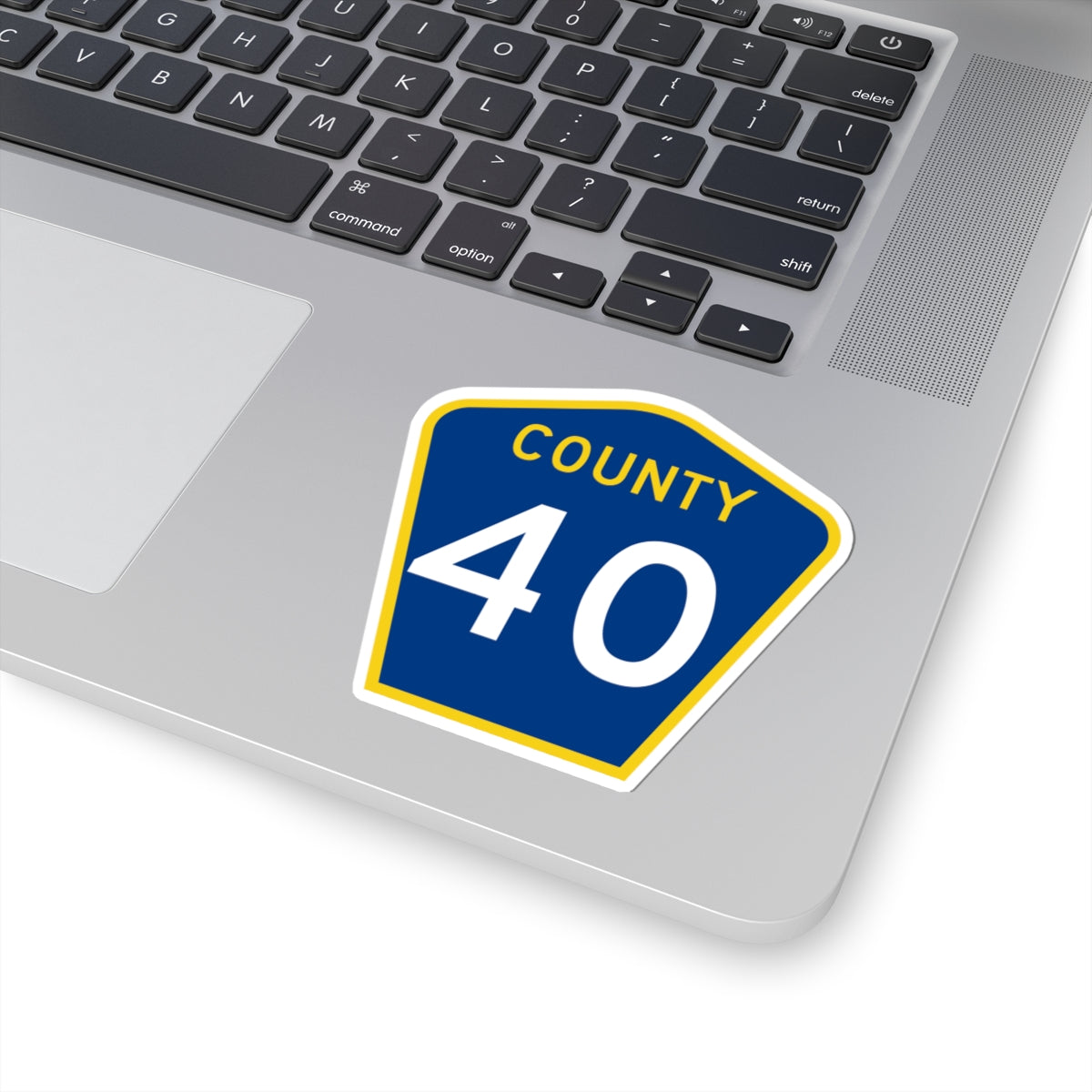 County 40 MN (Minnesota) (Road Sign) STICKER Vinyl Kiss-Cut Decal