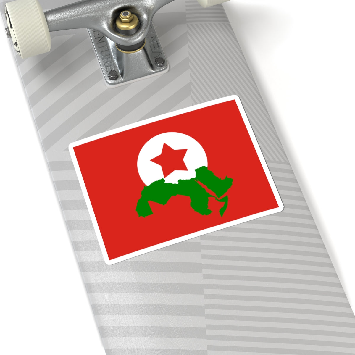 Flag of the Toilers League Lebanon (Lebanon) STICKER Vinyl Kiss-Cut Decal