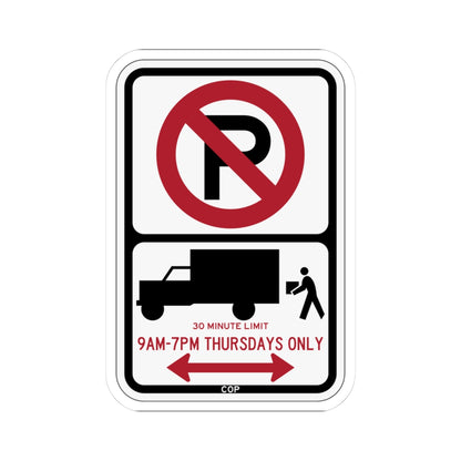 PBOT Road sign P2115D (Oregon) (Road Sign) STICKER Vinyl Kiss-Cut Decal