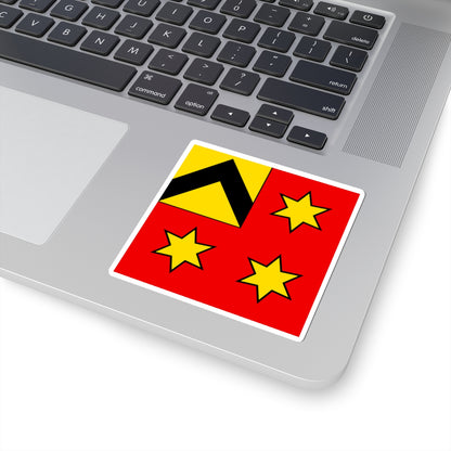 CHE Rufenacht BE Flag (Switzerland) STICKER Vinyl Kiss-Cut Decal