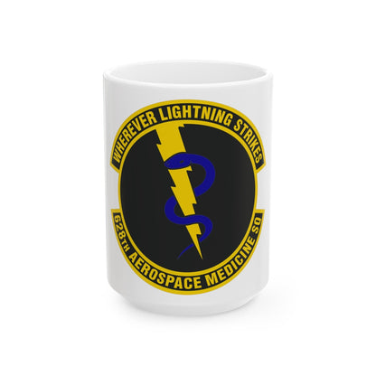 628th Aerospace Medicine Squadron (U.S. Air Force) White Coffee Mug-15oz-The Sticker Space