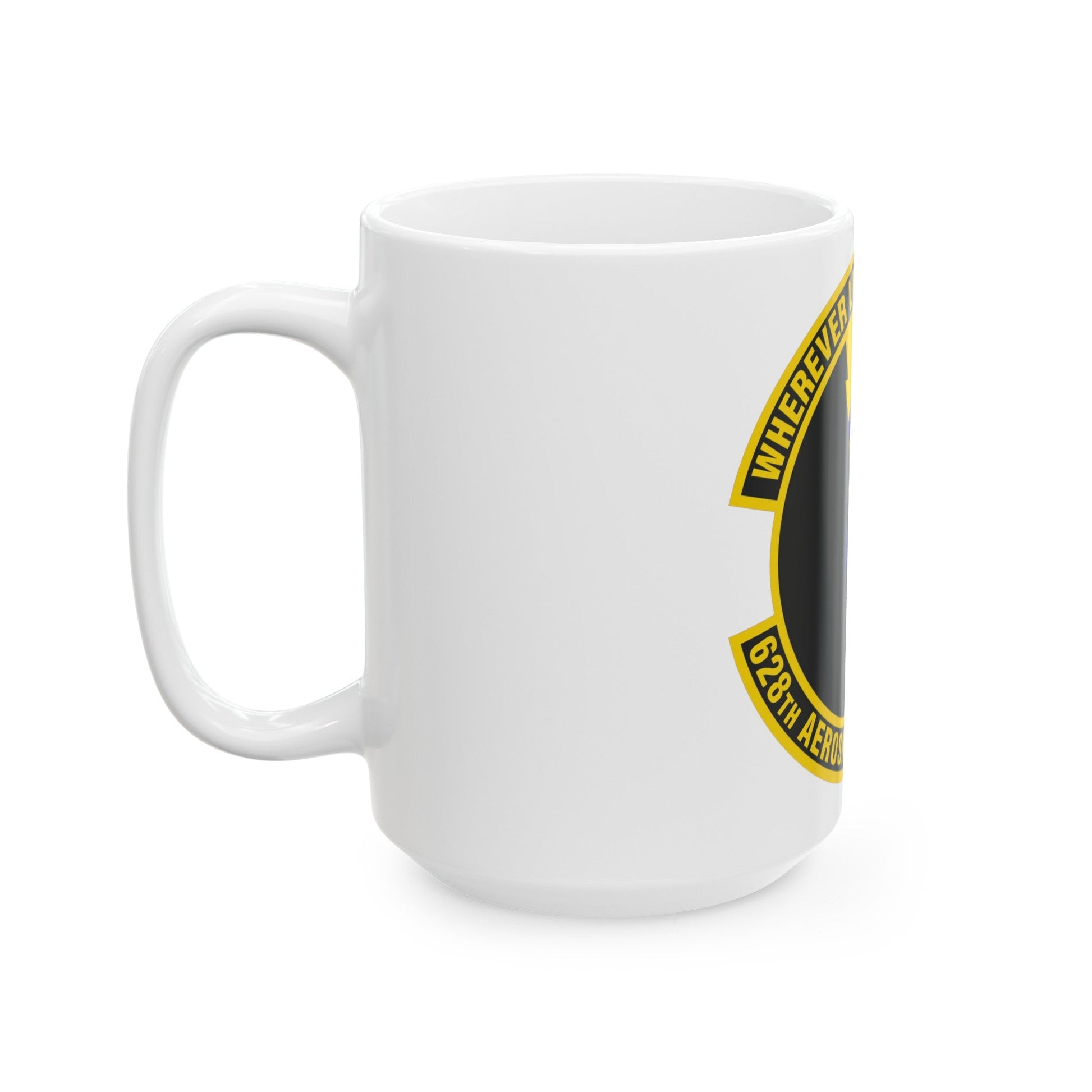 628th Aerospace Medicine Squadron (U.S. Air Force) White Coffee Mug-The Sticker Space