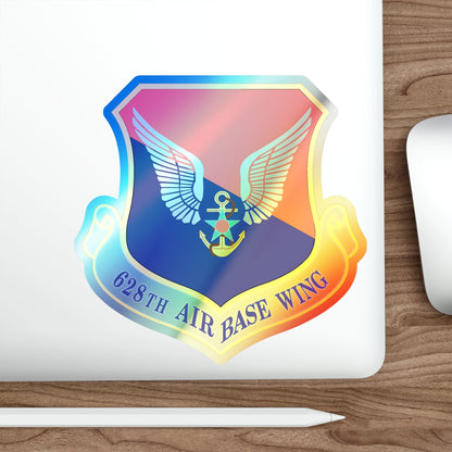 628th Air Base Wing (U.S. Air Force) Holographic STICKER Die-Cut Vinyl Decal-The Sticker Space