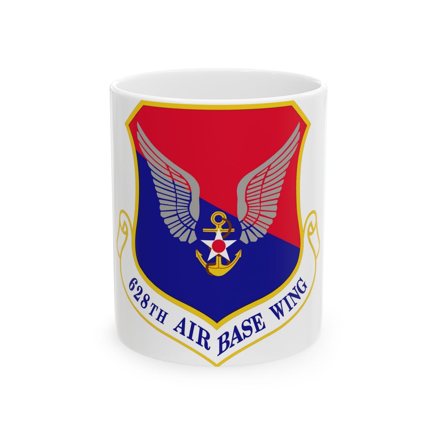 628th Air Base Wing (U.S. Air Force) White Coffee Mug-11oz-The Sticker Space