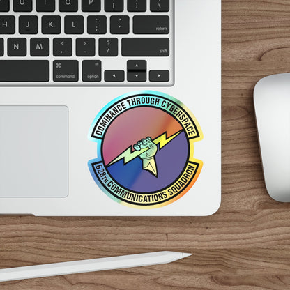 628th Communications Squadron (U.S. Air Force) Holographic STICKER Die-Cut Vinyl Decal-The Sticker Space