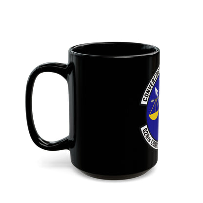 628th Comptroller Squadron (U.S. Air Force) Black Coffee Mug-The Sticker Space