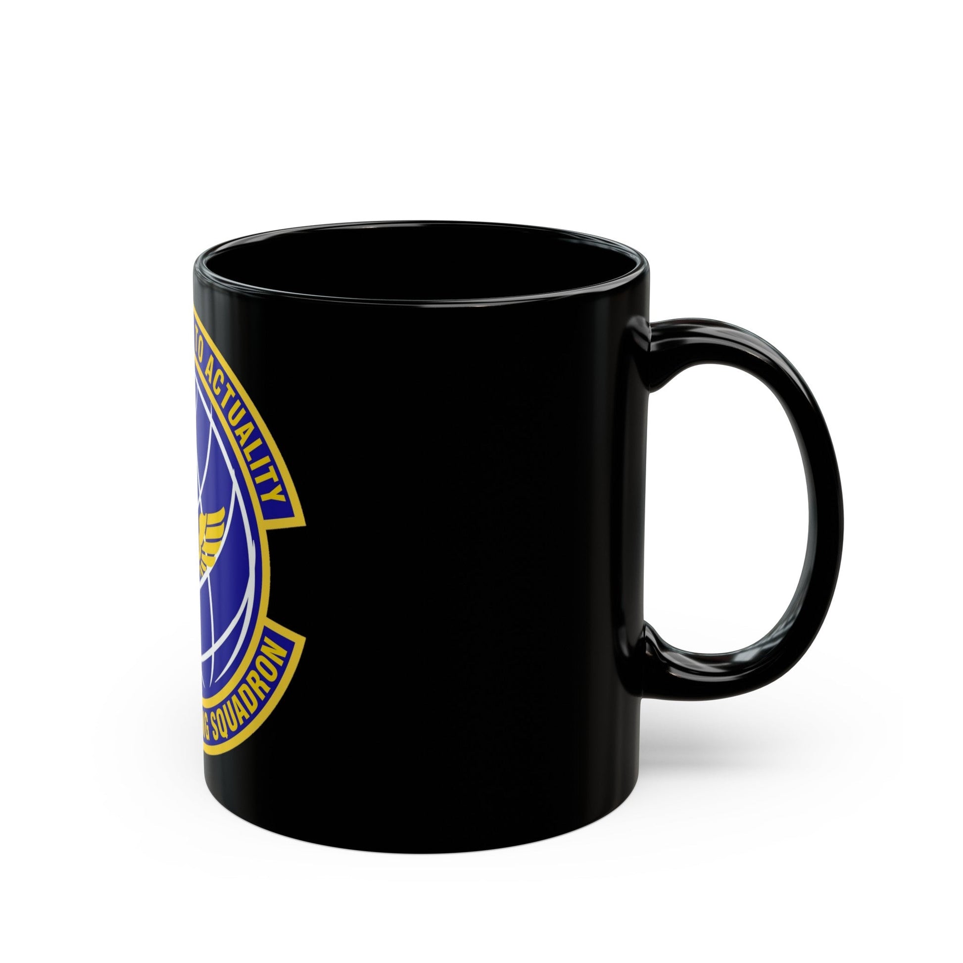 628th Contracting Squadron (U.S. Air Force) Black Coffee Mug-The Sticker Space