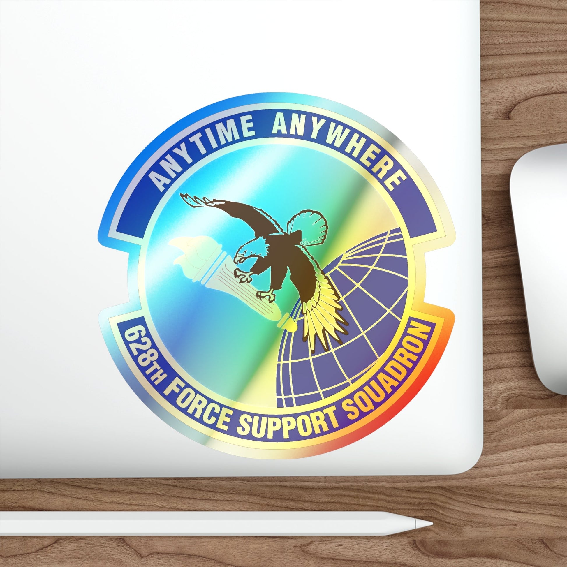 628th Force Support Squadron (U.S. Air Force) Holographic STICKER Die-Cut Vinyl Decal-The Sticker Space