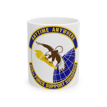 628th Force Support Squadron (U.S. Air Force) White Coffee Mug-11oz-The Sticker Space