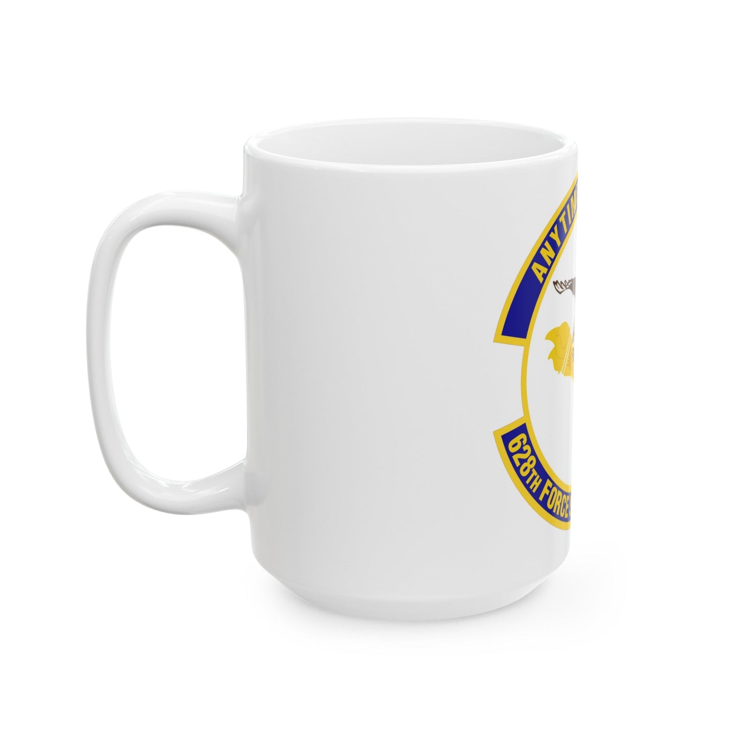 628th Force Support Squadron (U.S. Air Force) White Coffee Mug-The Sticker Space