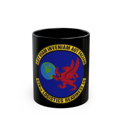 628th Logistics Readiness Squadron (U.S. Air Force) Black Coffee Mug-11oz-The Sticker Space