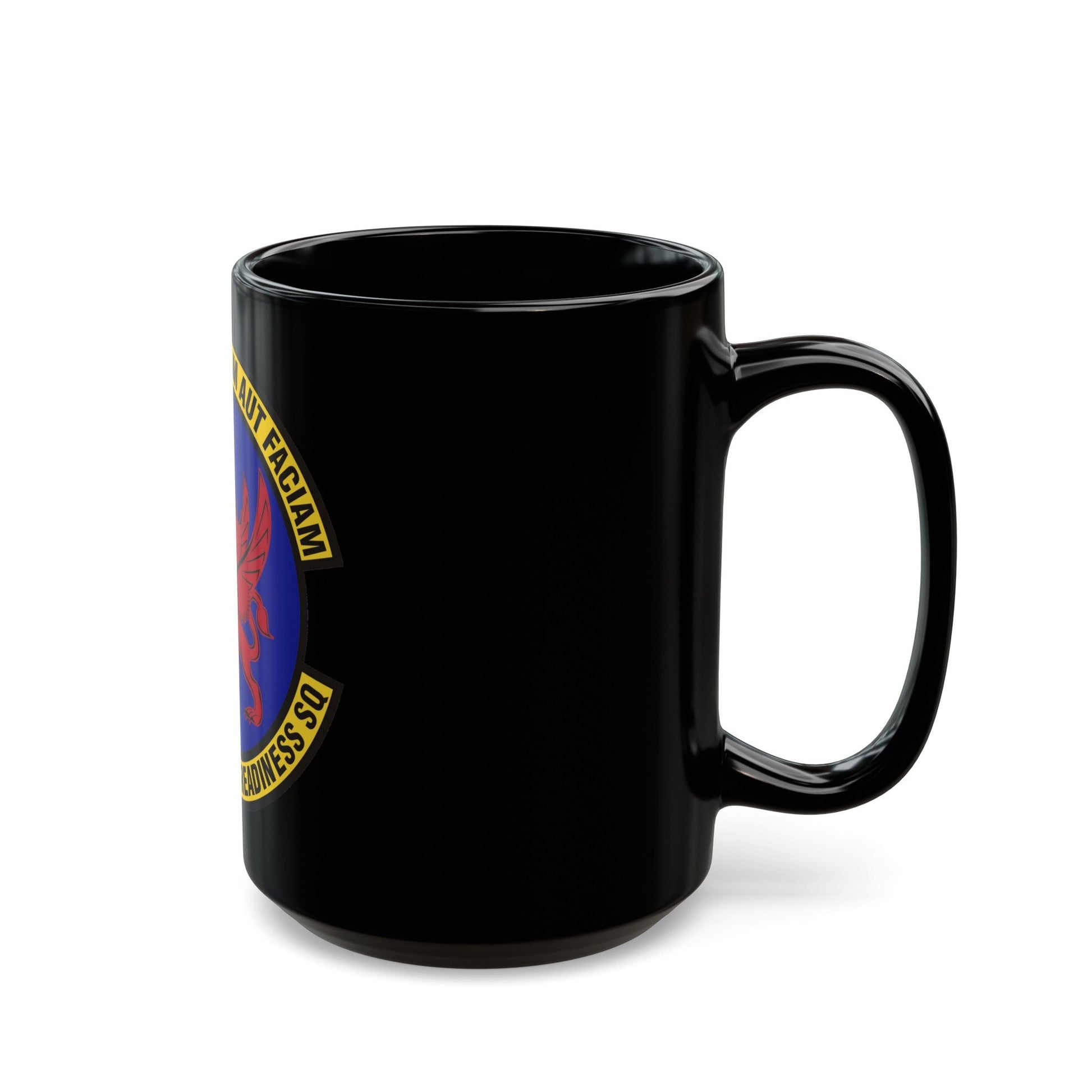 628th Logistics Readiness Squadron (U.S. Air Force) Black Coffee Mug-The Sticker Space