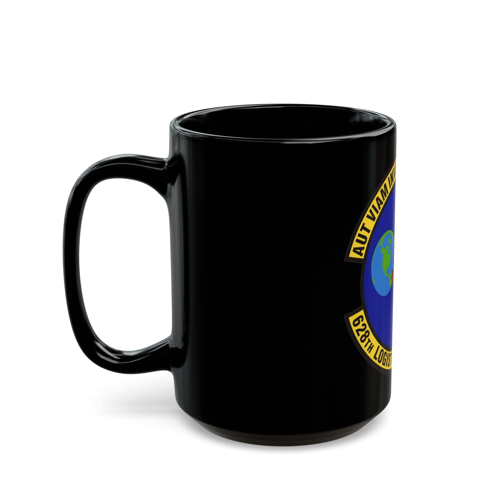 628th Logistics Readiness Squadron (U.S. Air Force) Black Coffee Mug-The Sticker Space