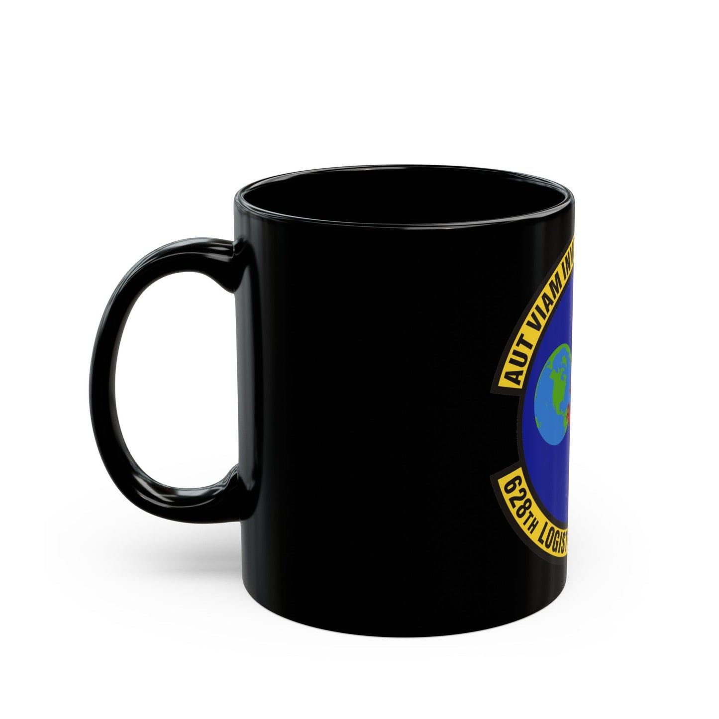 628th Logistics Readiness Squadron (U.S. Air Force) Black Coffee Mug-The Sticker Space