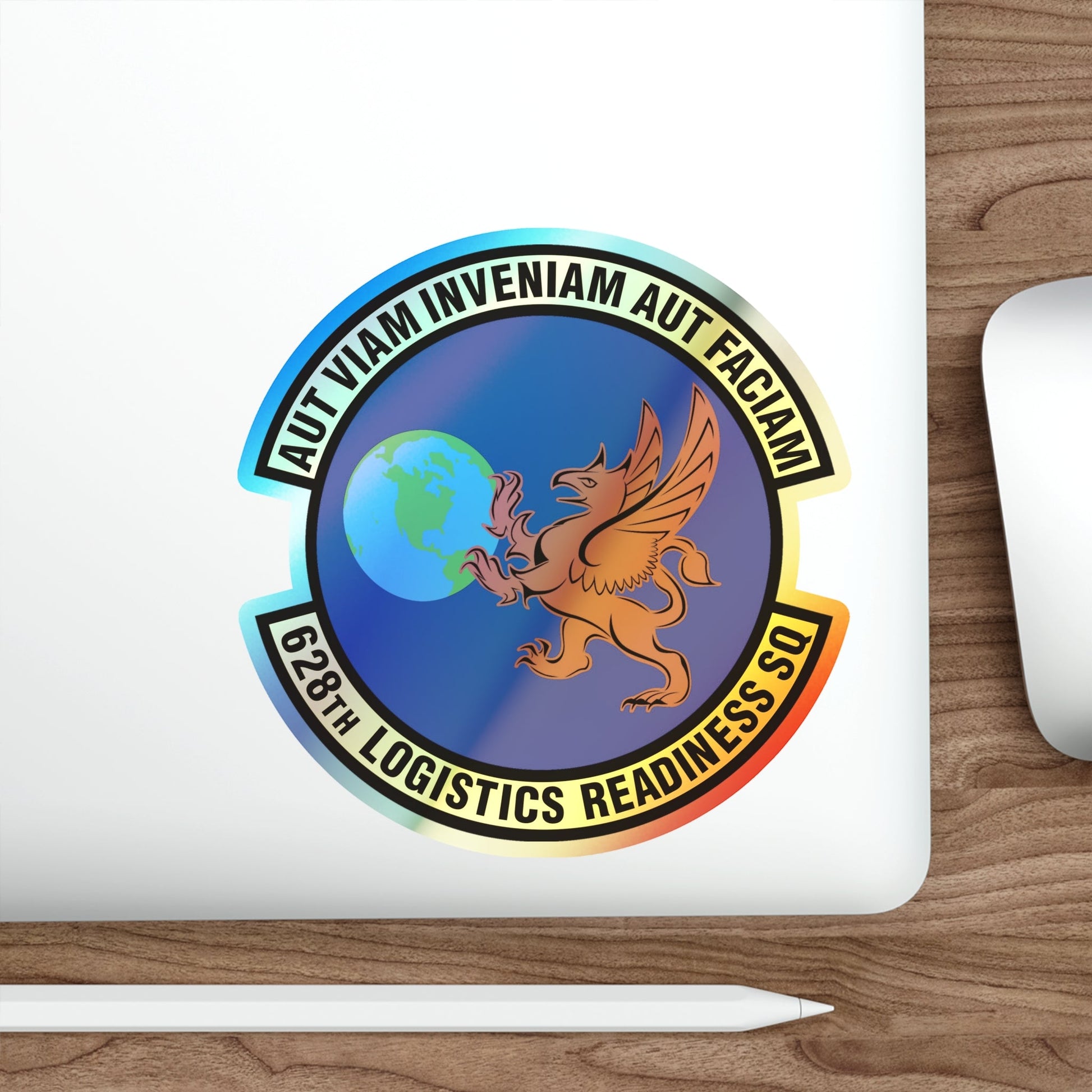 628th Logistics Readiness Squadron (U.S. Air Force) Holographic STICKER Die-Cut Vinyl Decal-The Sticker Space