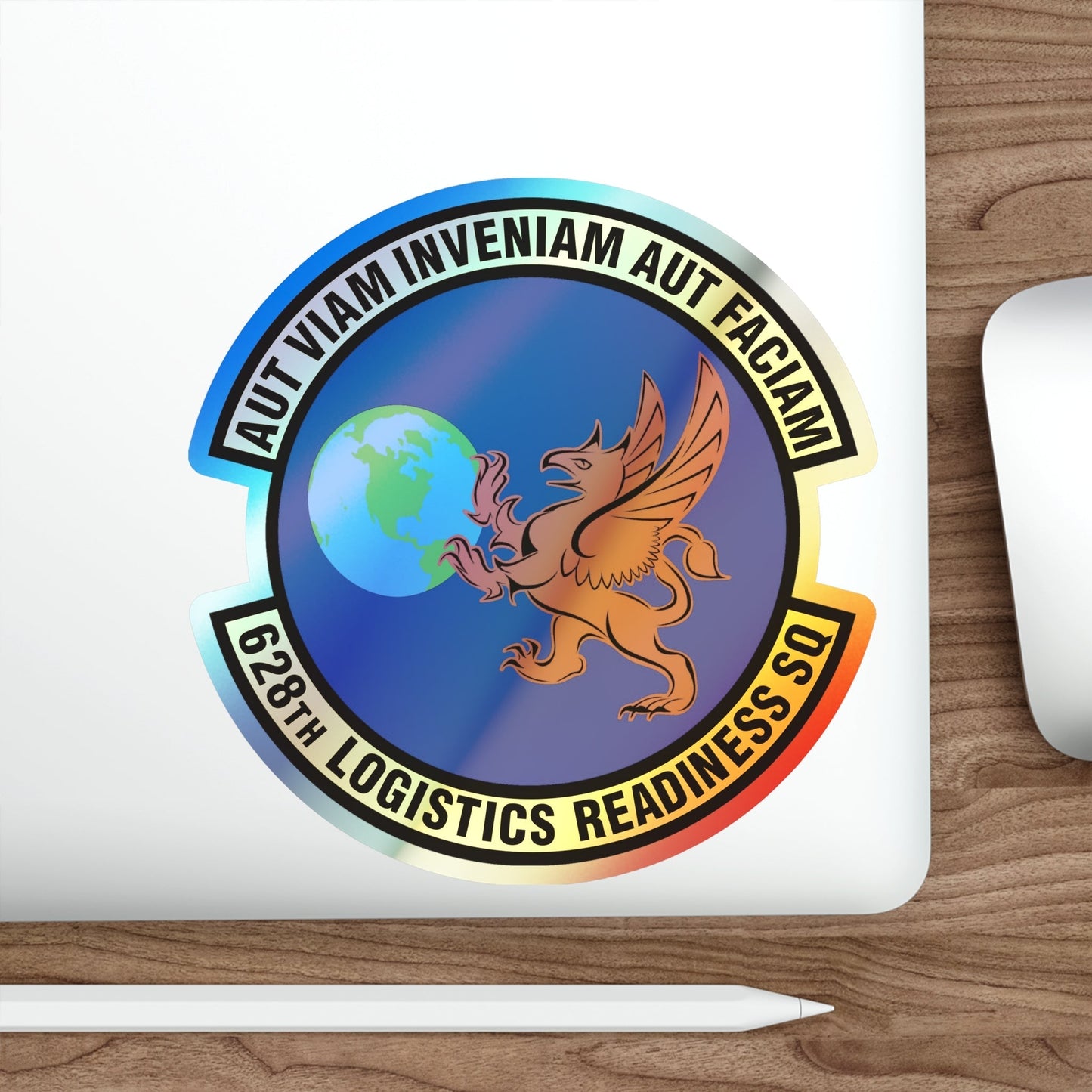 628th Logistics Readiness Squadron (U.S. Air Force) Holographic STICKER Die-Cut Vinyl Decal-The Sticker Space