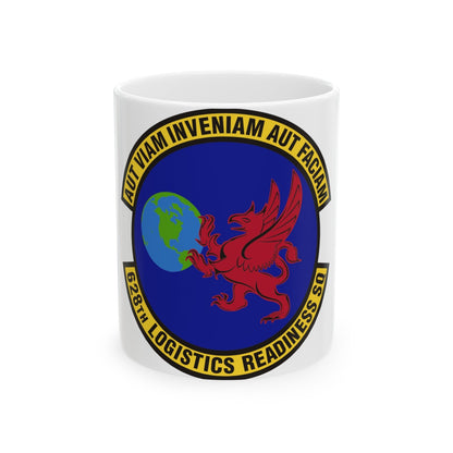 628th Logistics Readiness Squadron (U.S. Air Force) White Coffee Mug-11oz-The Sticker Space