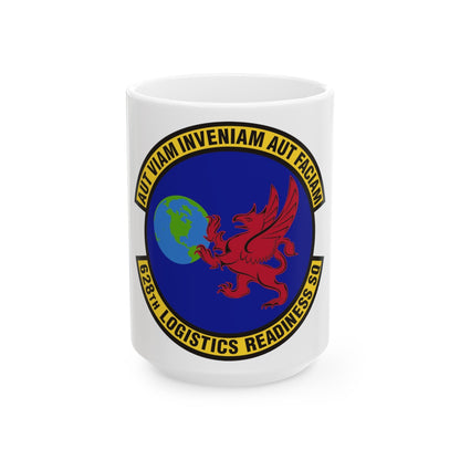 628th Logistics Readiness Squadron (U.S. Air Force) White Coffee Mug-15oz-The Sticker Space