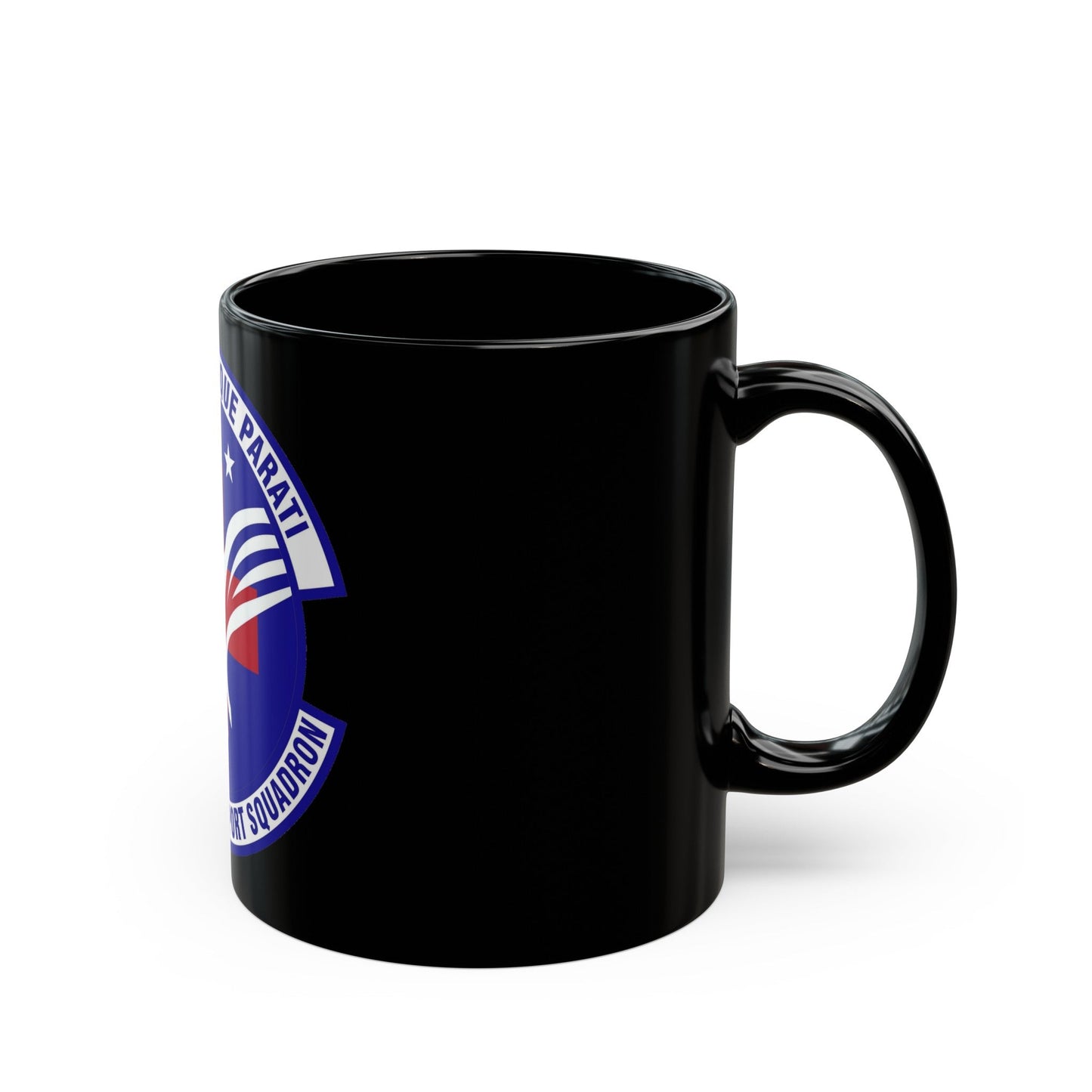 628th Medical Support Squadron (U.S. Air Force) Black Coffee Mug-The Sticker Space