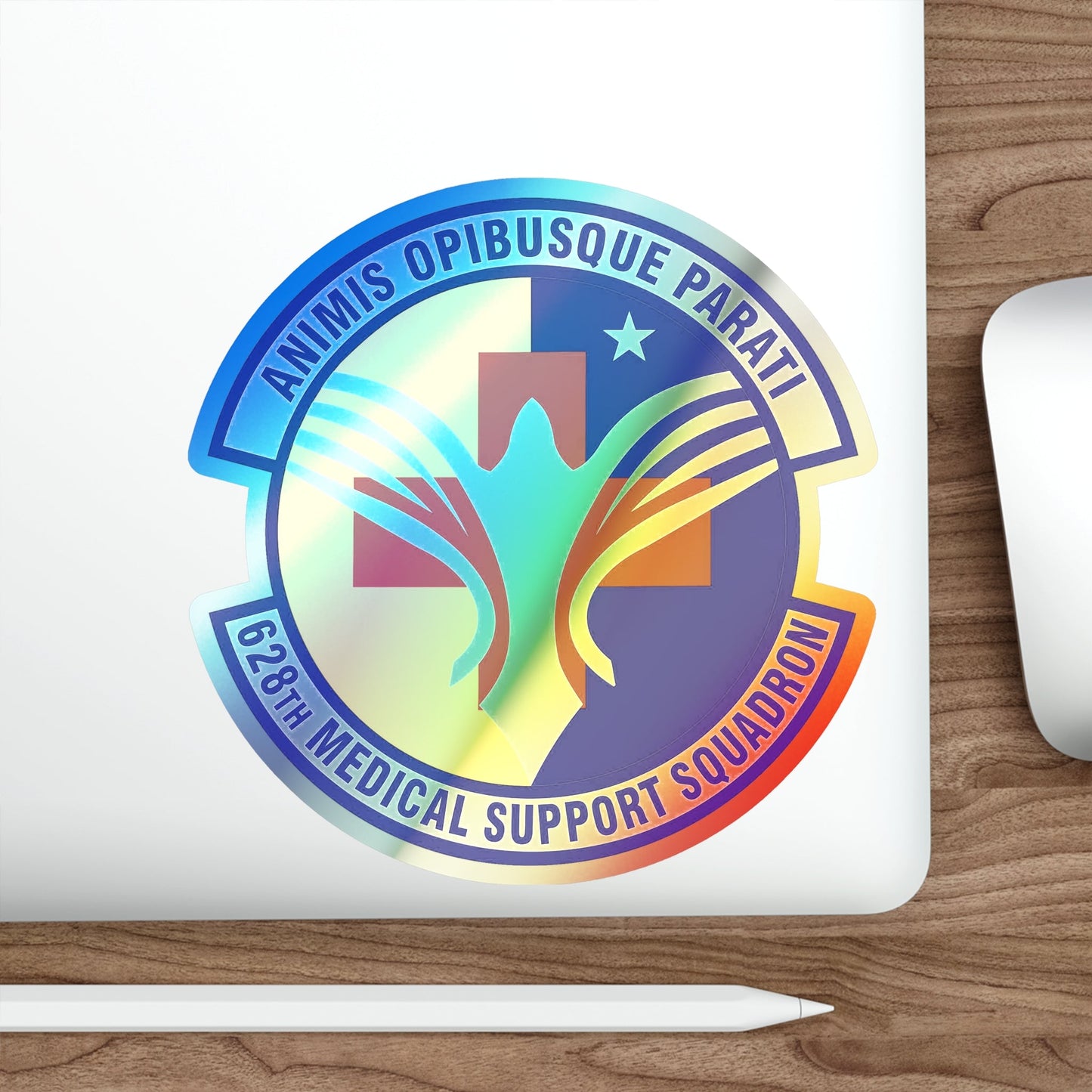 628th Medical Support Squadron (U.S. Air Force) Holographic STICKER Die-Cut Vinyl Decal-The Sticker Space