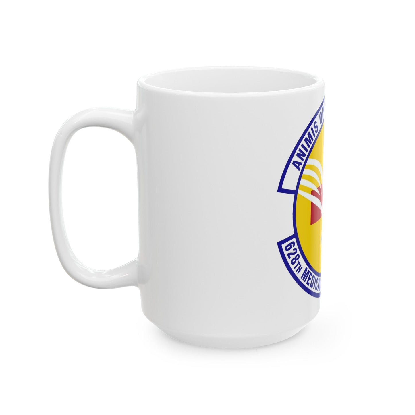 628th Medical Support Squadron (U.S. Air Force) White Coffee Mug-The Sticker Space