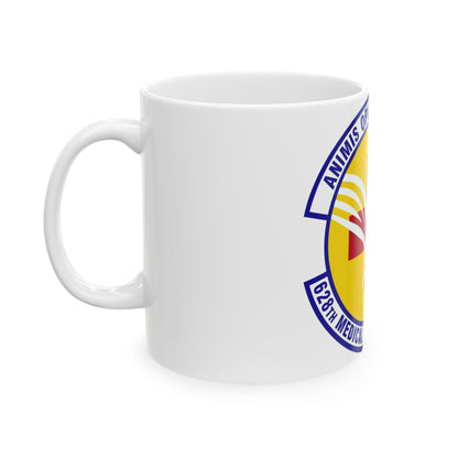 628th Medical Support Squadron (U.S. Air Force) White Coffee Mug-The Sticker Space