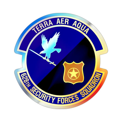 628th Security Forces Squadron (U.S. Air Force) Holographic STICKER Die-Cut Vinyl Decal-2 Inch-The Sticker Space