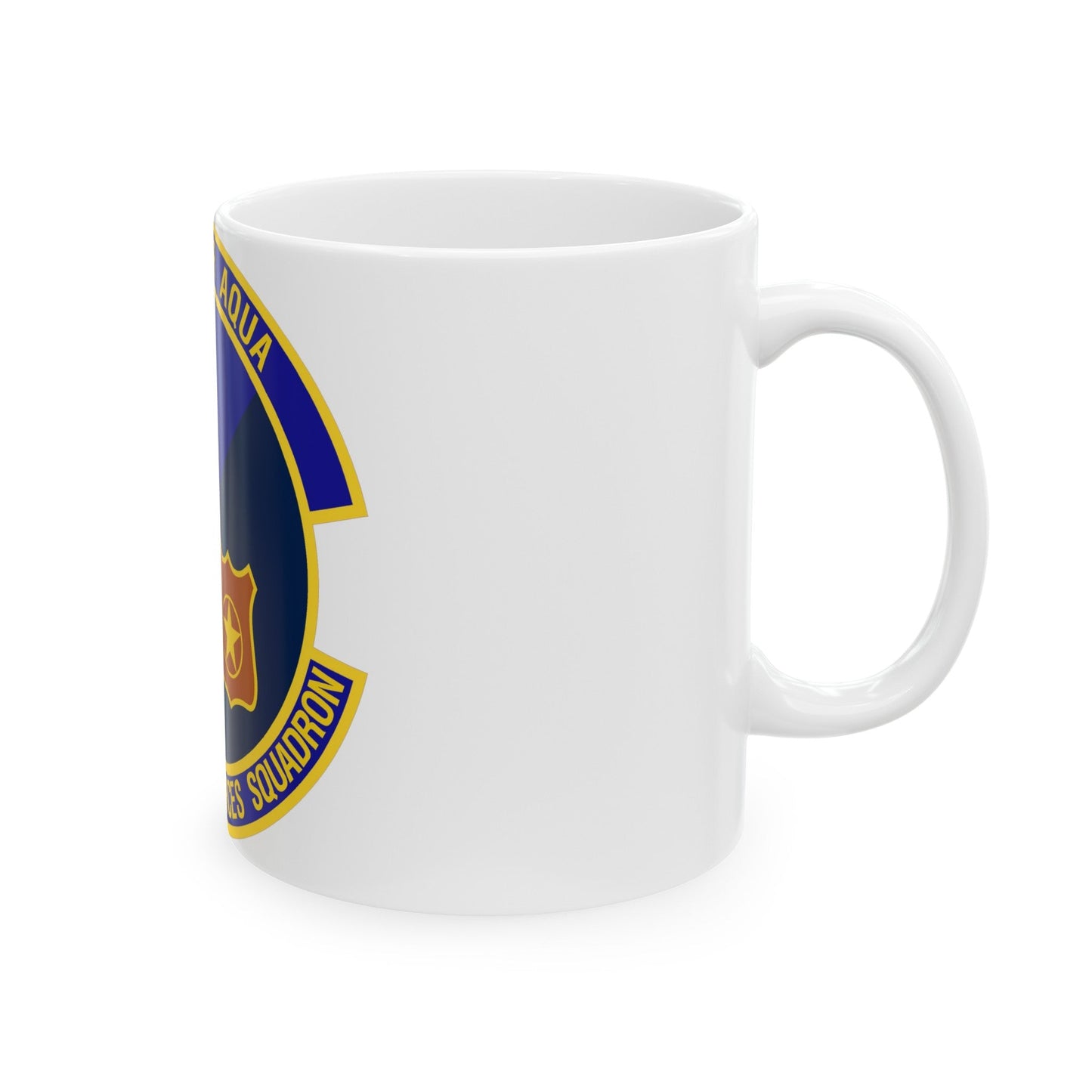 628th Security Forces Squadron (U.S. Air Force) White Coffee Mug-The Sticker Space