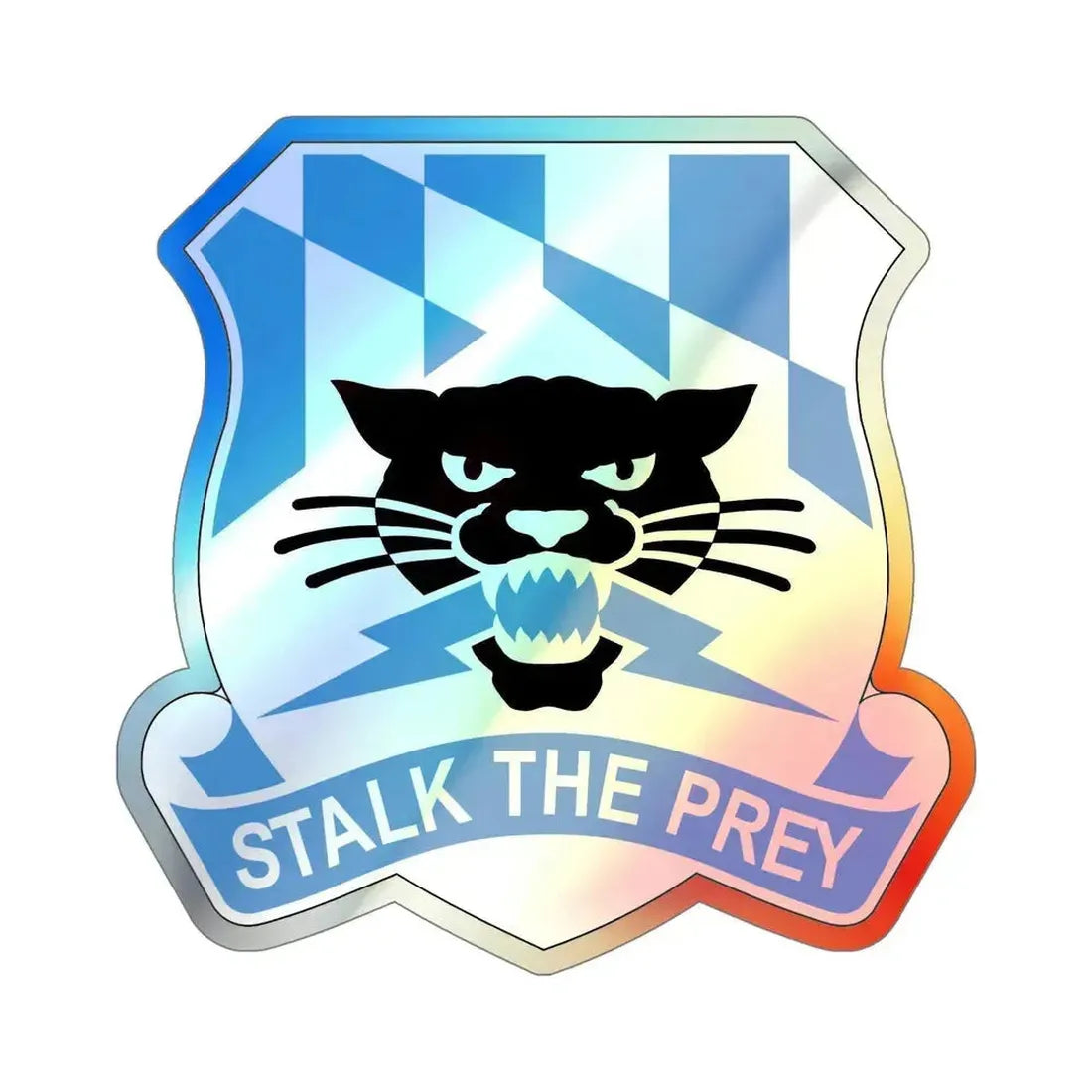 629 Military Intelligence Battalion (U.S. Army) Holographic STICKER Die-Cut Vinyl Decal 6 Inch Holographic - The Sticker Space