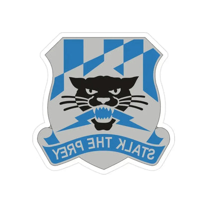 629 Military Intelligence Battalion (U.S. Army) REVERSE PRINT Transparent Die-Cut STICKER 2 Inch Die-Cut Transparent - The Sticker Space