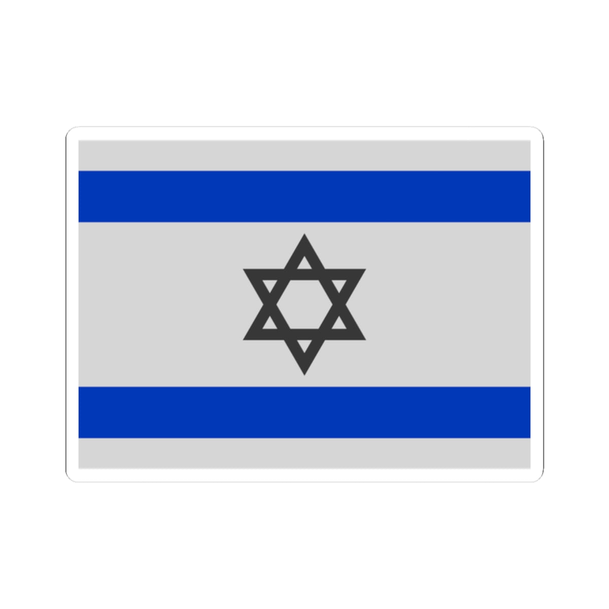 Flag of Israel - Blue (Israel) STICKER Vinyl Kiss-Cut Decal