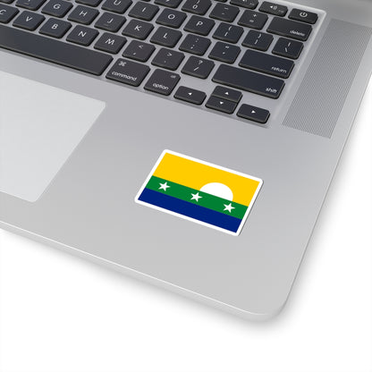 Flag of Nueva Esparta (Venezuela) STICKER Vinyl Kiss-Cut Decal