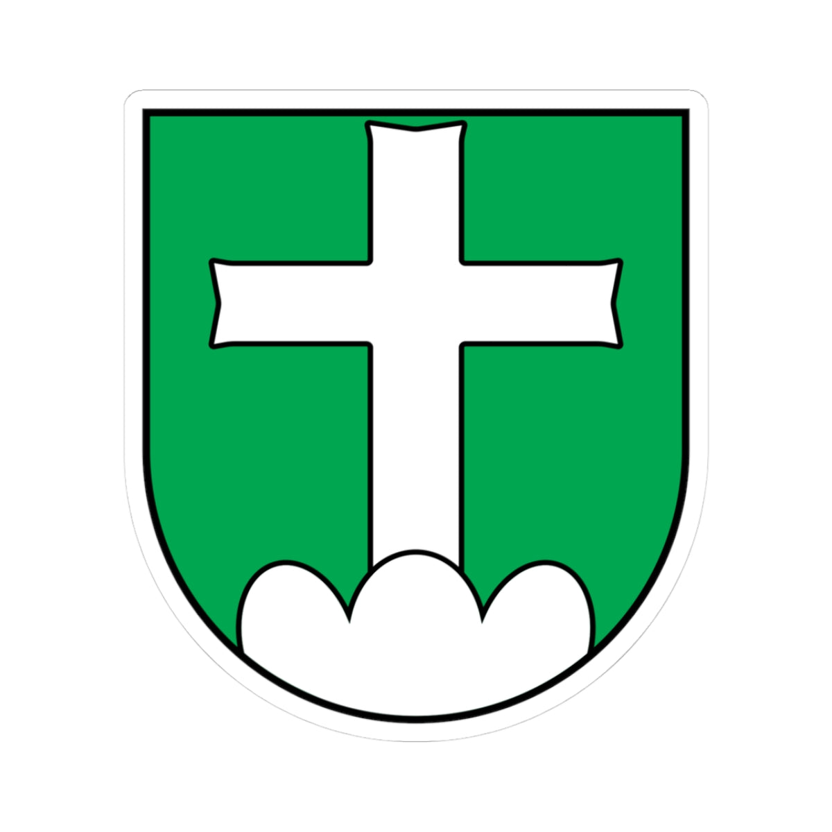 Realp-coat of arms (Switzerland) (Coat of Arms) STICKER Vinyl Kiss-Cut Decal