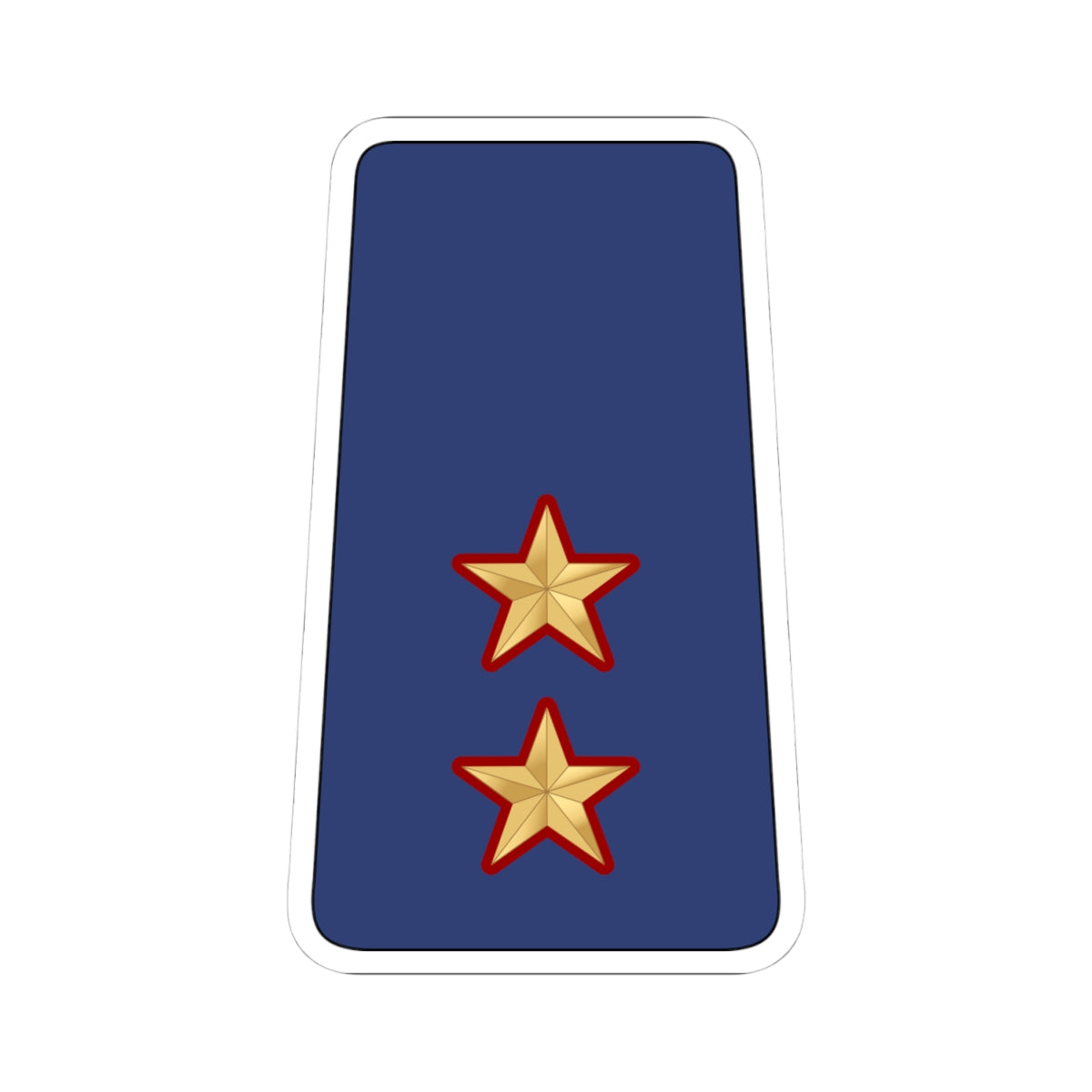 08. KAF 1LT (Kuwait) (Military Rank) STICKER Vinyl Kiss-Cut Decal