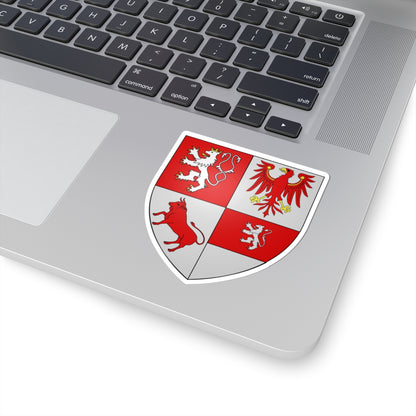 Armoiries Luxembourg-Goerlitz (Czech Republic) (Coat of Arms) STICKER Vinyl Kiss-Cut Decal