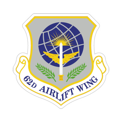 62d Airlift Wing (U.S. Air Force) STICKER Vinyl Die-Cut Decal-2 Inch-The Sticker Space