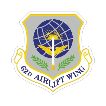 62d Airlift Wing (U.S. Air Force) STICKER Vinyl Die-Cut Decal - The Sticker Space