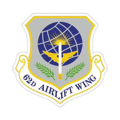 62d Airlift Wing (U.S. Air Force) STICKER Vinyl Die-Cut Decal - The Sticker Space