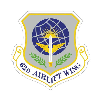 62d Airlift Wing (U.S. Air Force) STICKER Vinyl Die-Cut Decal - The Sticker Space