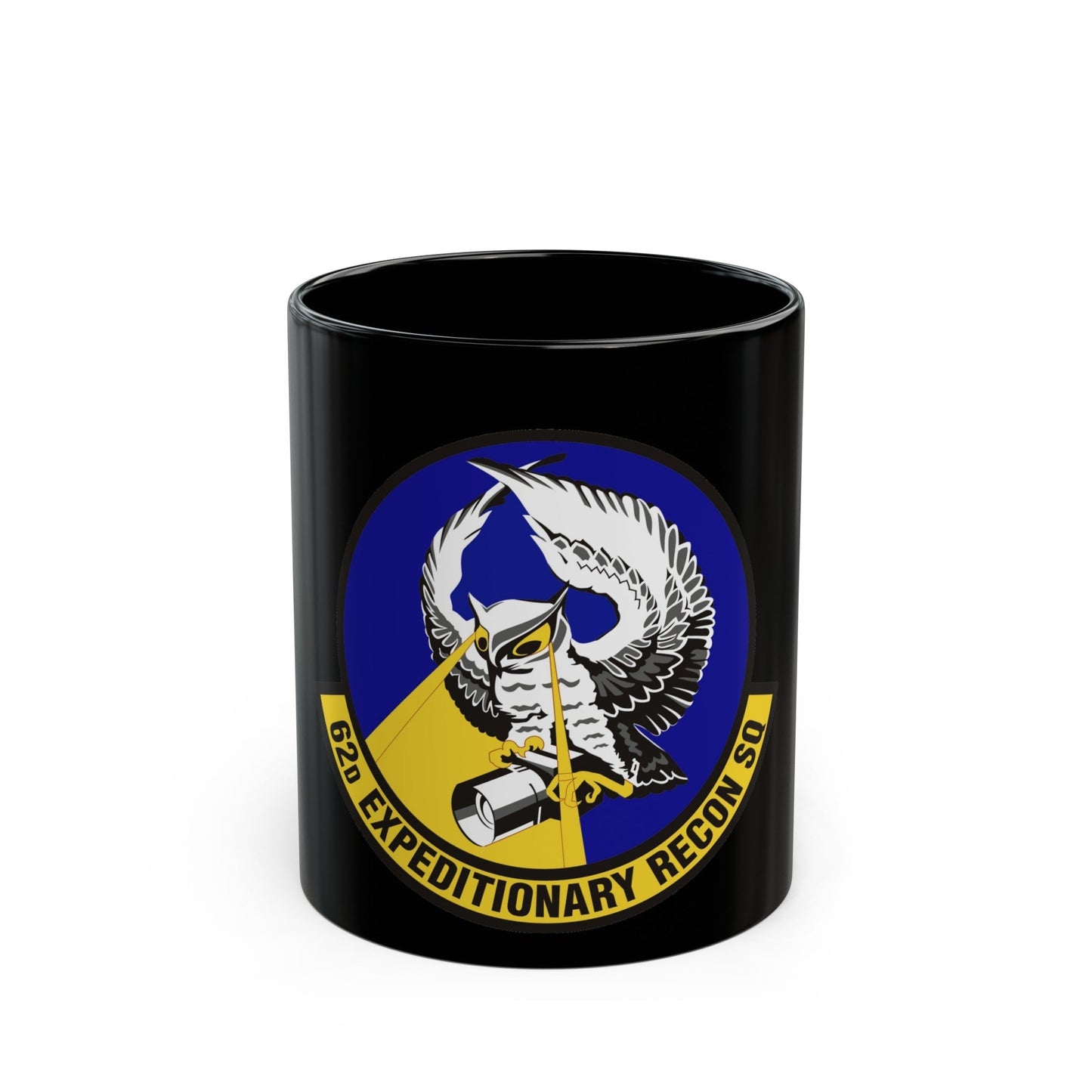 62d Expeditionary Reconnaissance Squadron (U.S. Air Force) Black Coffee Mug-11oz-The Sticker Space