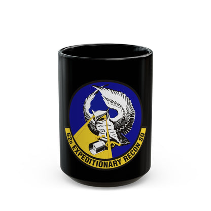 62d Expeditionary Reconnaissance Squadron (U.S. Air Force) Black Coffee Mug-15oz-The Sticker Space